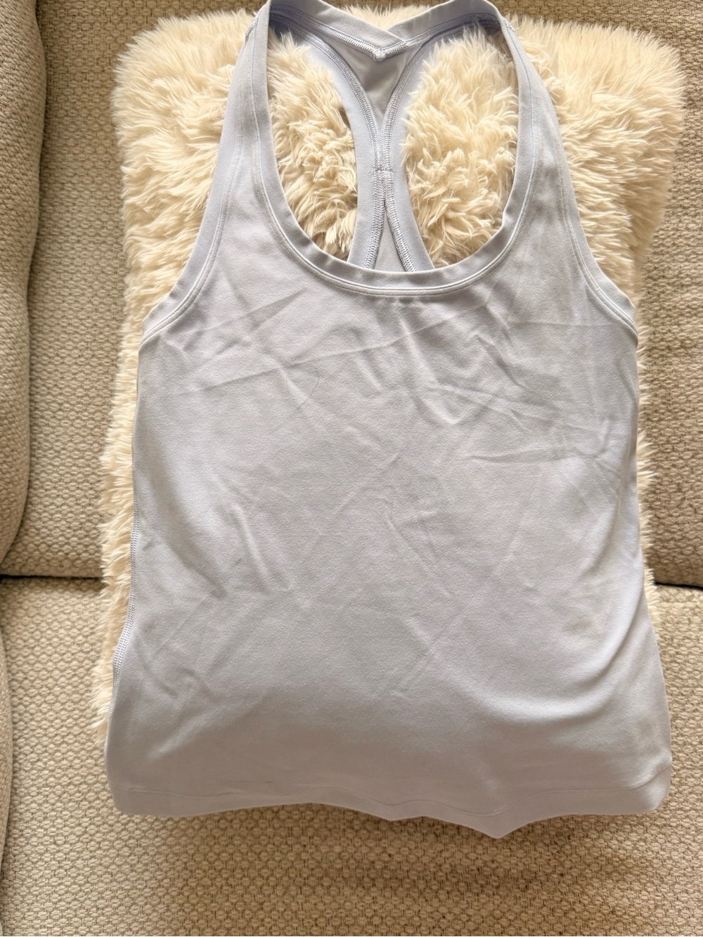 lululemon athletica Light Blue Racerback Tank